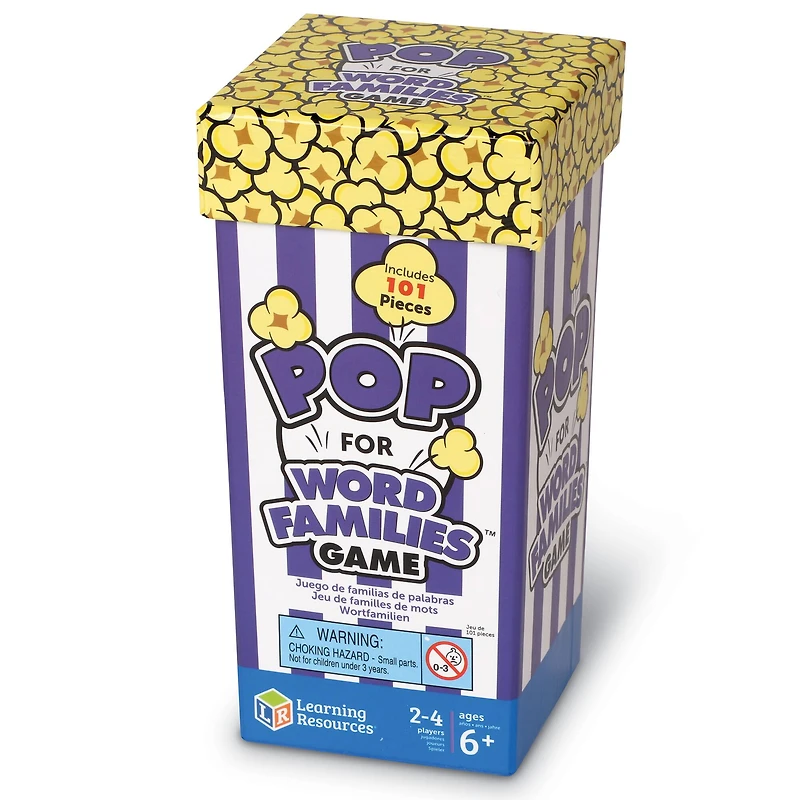 Learning Resources Pop for Word Families Game