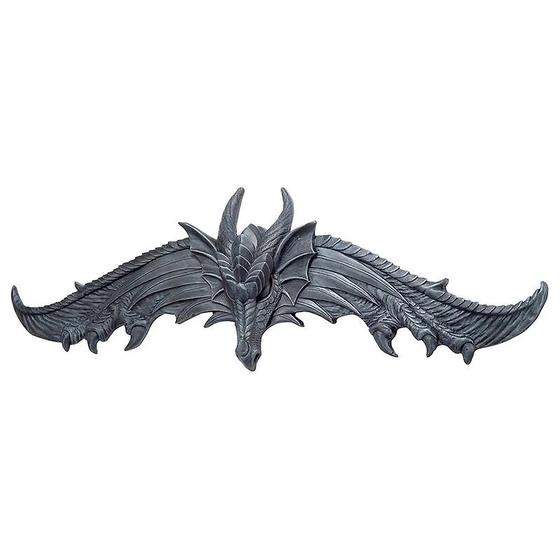 Design Toscano The Hardwick Dragon Wall Pediment Set