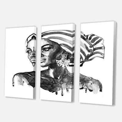 Designart - Portrait of African American Woman XII