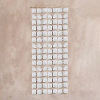 Hello Honey® 58" Natural Handmade Cotton Fabric Wall Hanging