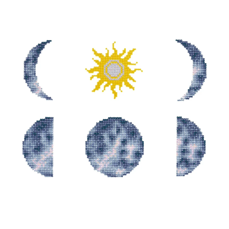 Moon Phases & Sun Diamond Art Kit by Make Market®