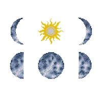 Moon Phases & Sun Diamond Art Kit by Make Market®