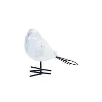 Marble Print Bird Figurines Set