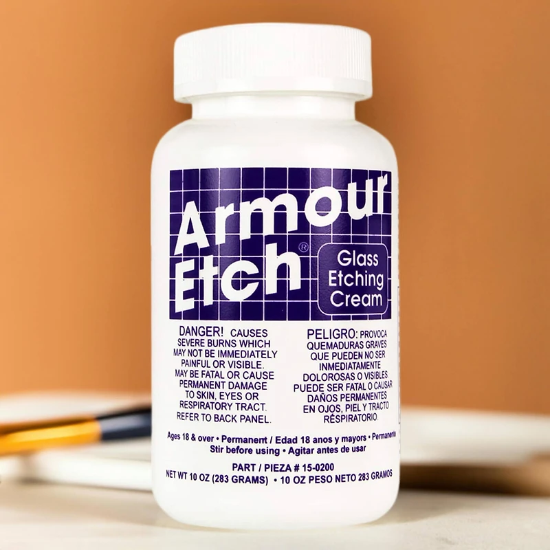 Armour Etch Glass Etching Cream, 10 oz.
