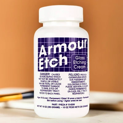 Armour Etch Glass Etching Cream, 10 oz.