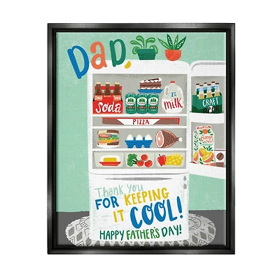 Stupell Industries Keeping It Cool Father's Day Floater Framed Art