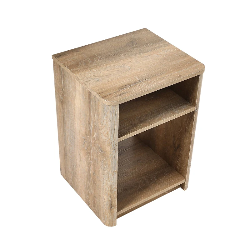 Hello Honey® Coastal Oak End Table with Storage
