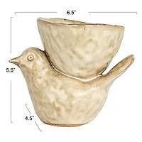 Hello Honey 6.5" Avian Stoneware Bowl