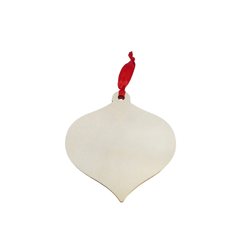 4.25" DIY Wood Quilted Onion Ornament by Make Market®