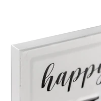 31.5" Metal Happy Halloween Wall Sign