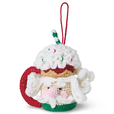 Intermediate Nutcracker Latte Amigurumi Crochet Ornament Kit by Loops & Threads®