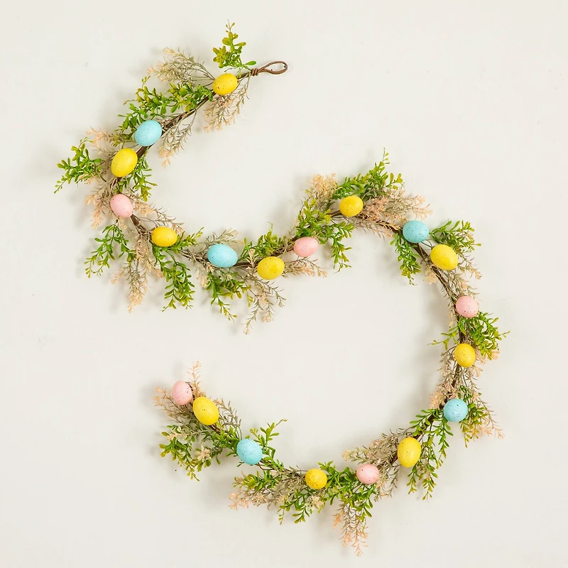 6ft. Artificial Easter Egg Garland