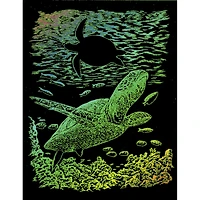 Royal & Langnickel® Engraving Art™ Sea Turtle Rainbow Foil Kit