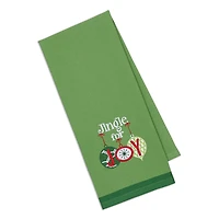 DII® Mixed Christmas Embroidered Dishtowels, 3ct.