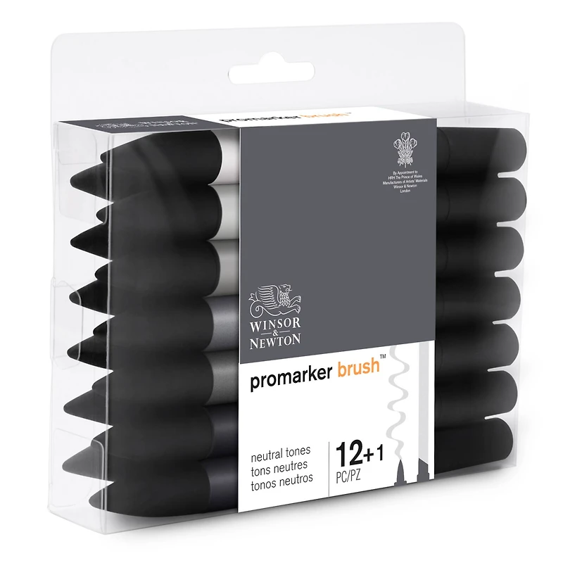 Winsor & Newton® 13 Neutral Promarker Brush™ Set