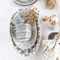 Hello Honey® Black Cream & Sugar Stoneware Jar Set