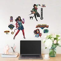 RoomMates Ms. Marvel Peel & Stick Wall Decals