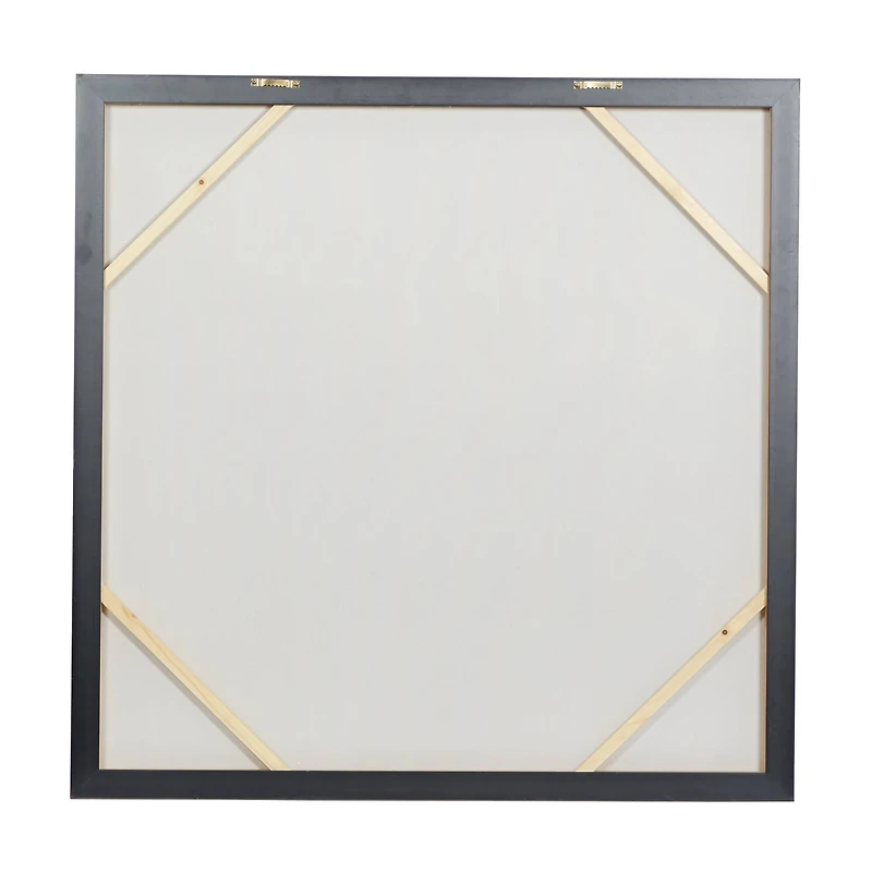 CosmoLiving by Cosmopolitan White Canvas Contemporary Wall Art