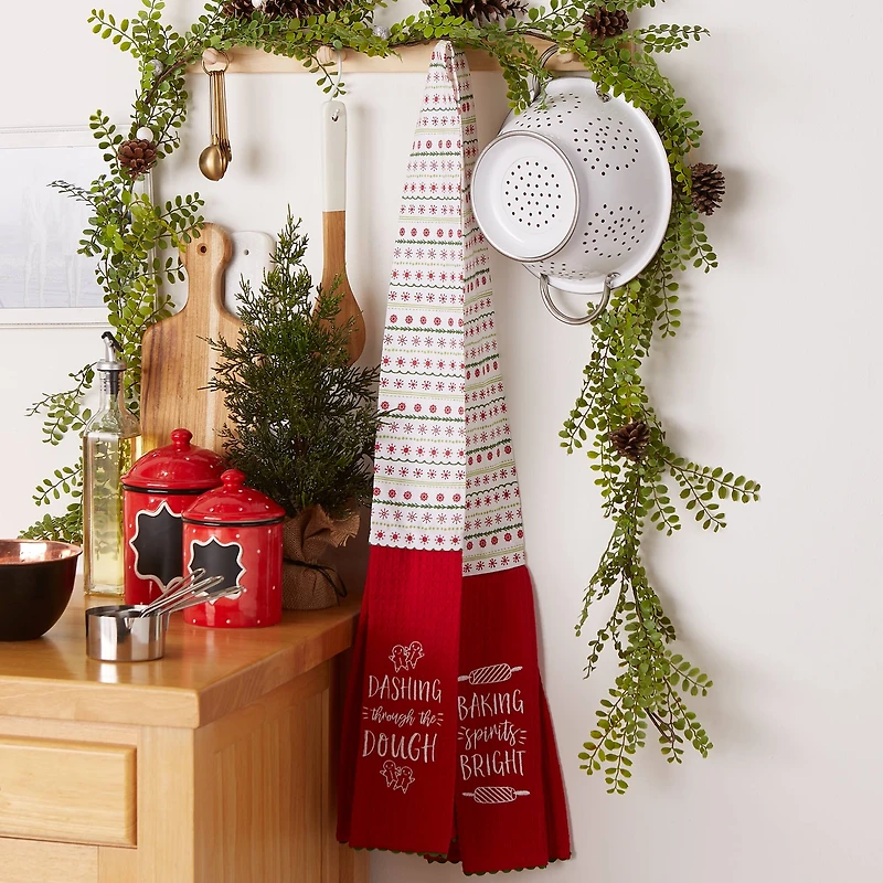 DII® Holiday Kitchen Towel Scarf