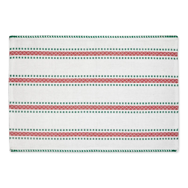 DII® Joyful Snowflakes Jacquard Placemats, 4ct.