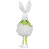 15" Green Ballerina Bunny Standing Easter Figure