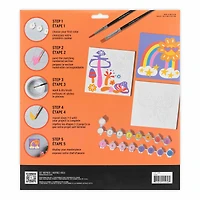 VIVID by Brea Reese® Retro Squares Acrylic Paint-by-Number Kit