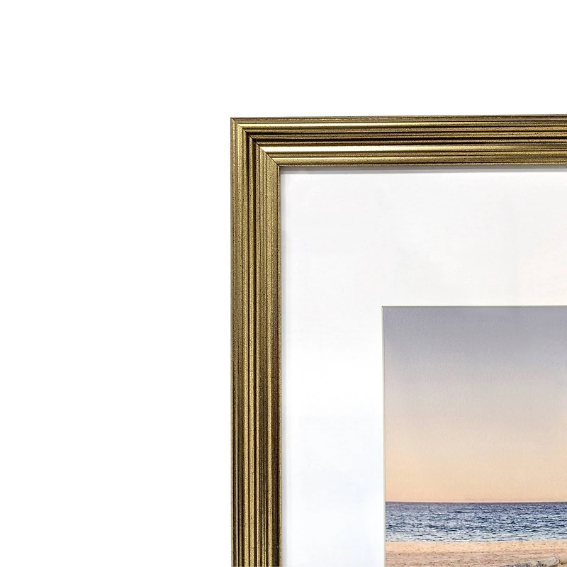 Home 8" x 10" Gold Beatrice Frame with Mat by Studio Décor®