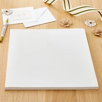 9 Packs: 60 ct. (540 total) White 12" x 12" Linen Texture Cardstock by Recollections™