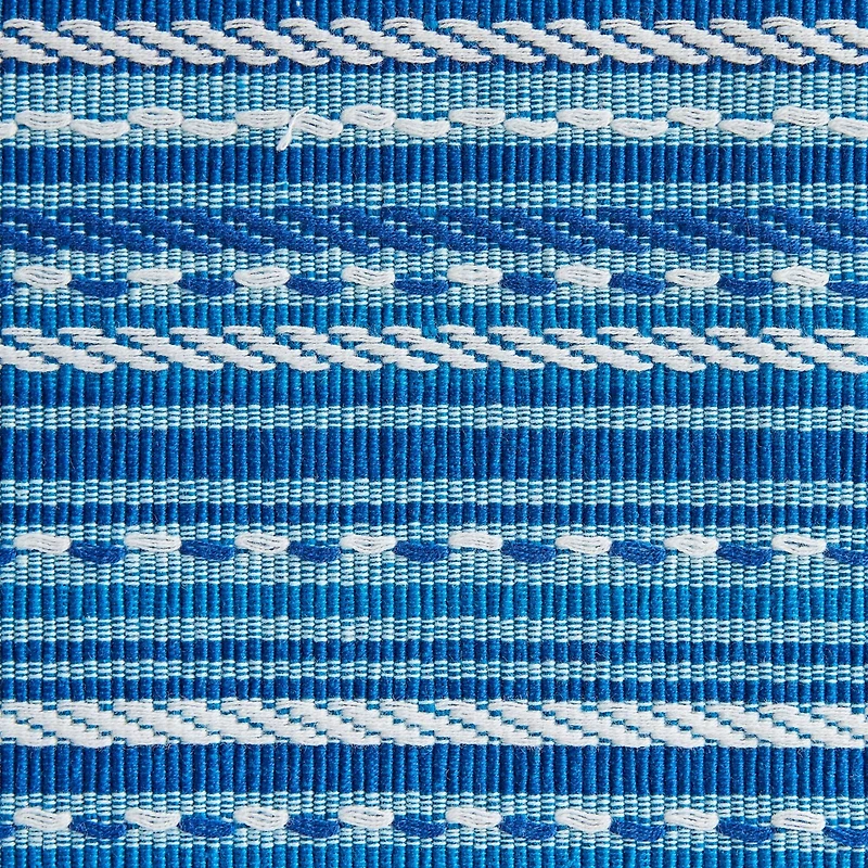 DII® Blue Tonal Stripe With Fringe Placemats, 6ct.