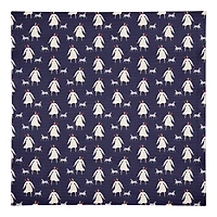French Woman and Dog 10" x 10" Cotton Twill Napkin