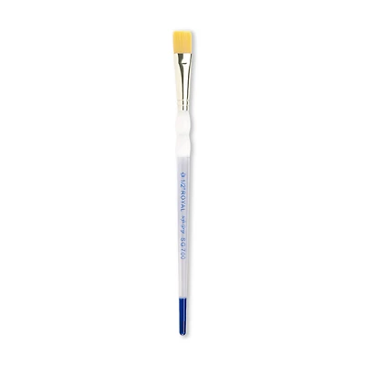 Soft-Grip Golden Taklon Glaze Wash Brush, 1/2"