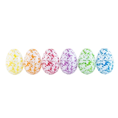 3" Speckled Plastic Easter Eggs, 6ct. by Creatology™