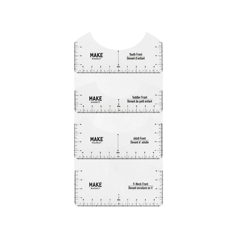 T-Shirt Ruler Guide Set by Make Market®