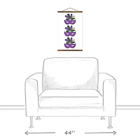 Mardi Gras Masks Teak Hanging Canvas