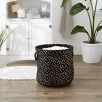 DII® 15" Round Dots Fabric Bin