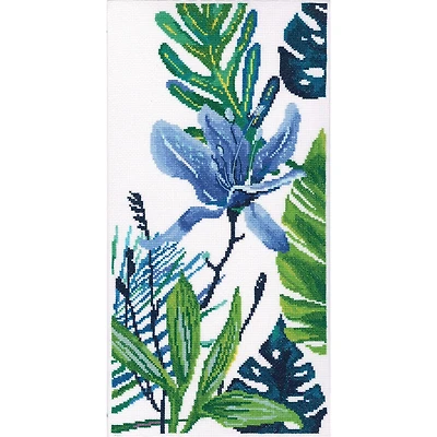 RTO Blue Flower 2 Counted Cross Stitch Kit