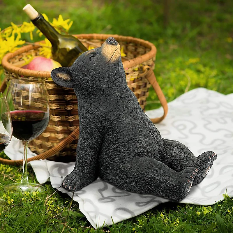 Design Toscano 12.5" Catching Rays Bear Cub Statue