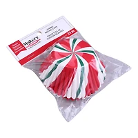 Peppermint Baking Cups by Makery