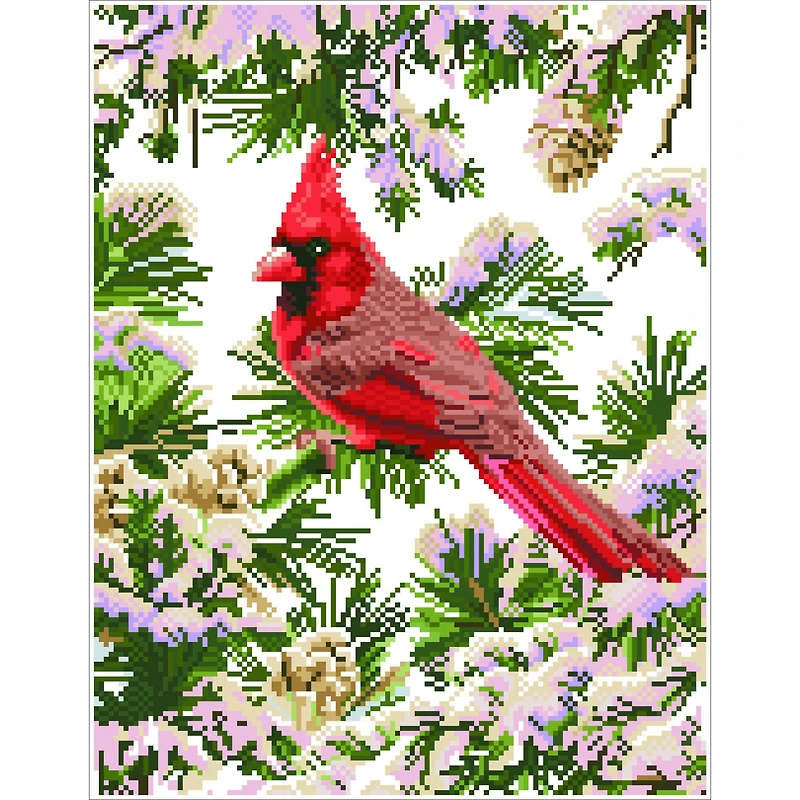 Diamond Dotz® Good Fortune Cardinal Diamond Painting Kit
