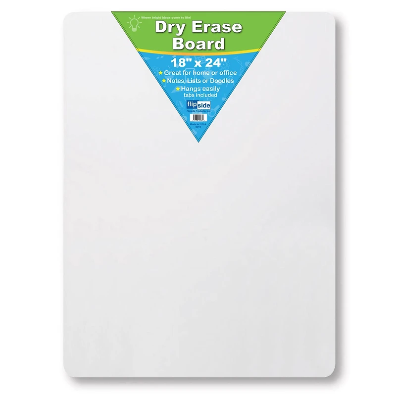 Flipside Dry Erase Board 18" x 24", Pack of 3