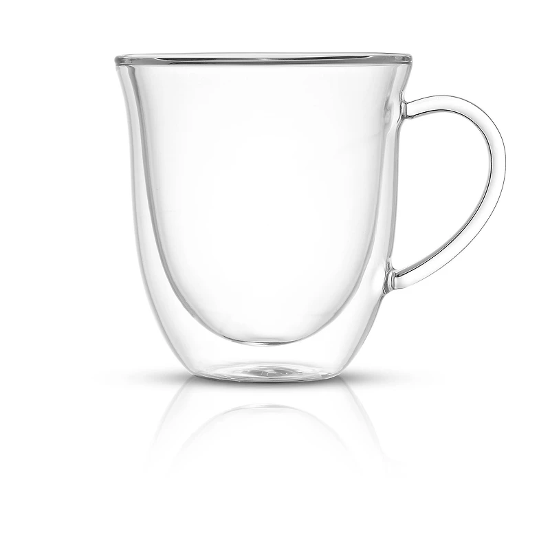 JoyJolt® 13.5oz. Serene Double Wall Coffee Glasses, 4ct.