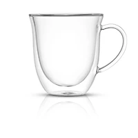 JoyJolt® 13.5oz. Serene Double Wall Coffee Glasses, 4ct.