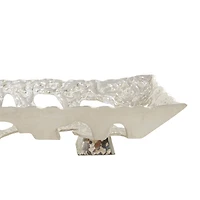 Silver Contemporary Tray, Set of 2" 29", 23"