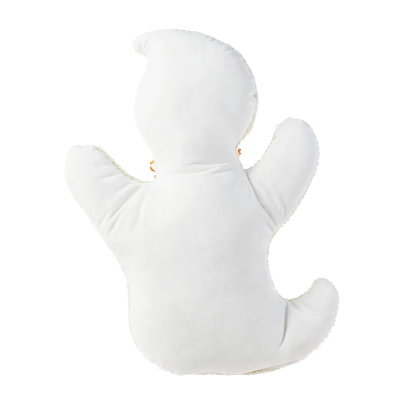 Glitzhome® 18"H Halloween Hooked Ghost Shaped Pillow