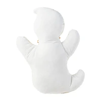 Glitzhome® 18"H Halloween Hooked Ghost Shaped Pillow