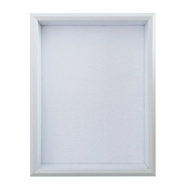 White Beveled Shadow Box by Studio Décor