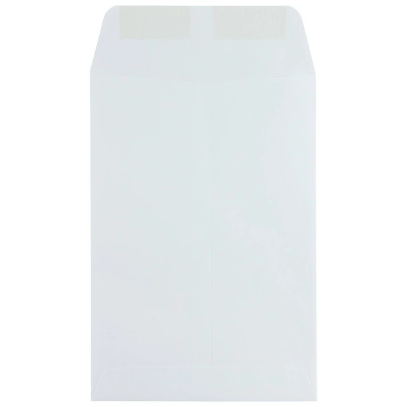 JAM Paper 6.5" x 9.5" White Open End Catalog Commercial Envelopes