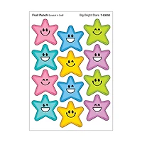 TREND Enterprises® Big Bright Stars, Fruit Punch Scent Scratch 'n Sniff Stinky Stickers®. 1.25" 6 Packs of 48