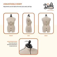 Dritz® My Double Designer Medium Dress Form with Adjustable Tri-Pod Stand
