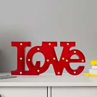 20" Red 'LOVE' LED Valentine's Day Marquee Wall Sign